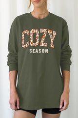 UL240-E3082 Cozy Season Graphic Long Sleeve Tee $13.75