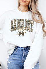 UL180-E3131 Football Game Day Camo Graphic Sweatshirt $20