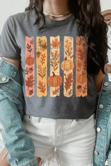 US3001-E3110 Brushstroke Boho Fall Graphic Tee $12.5