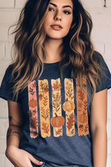 US3001P-E3110 Brushstroke Boho Fall Graphic Plus Tee $16