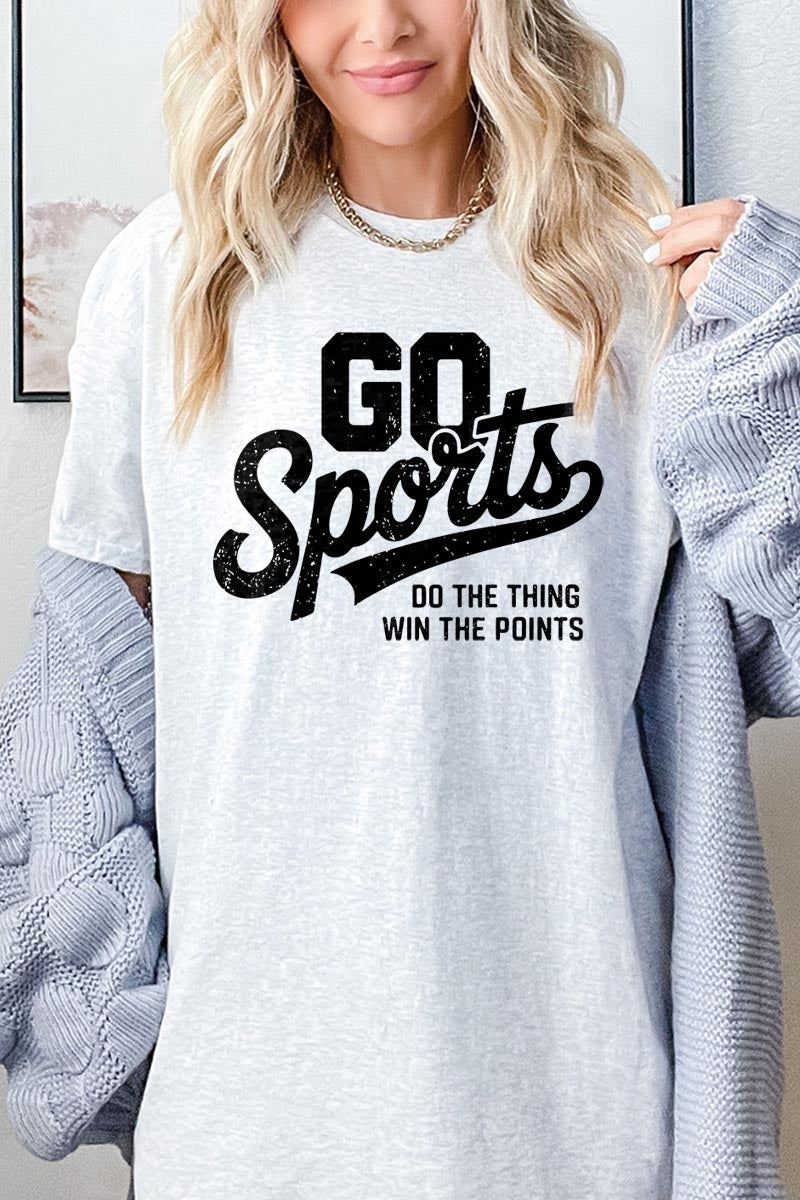 5000-E3103 Go Sports Graphic Heavy Cotton Tee $9
