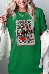 5000P-E3099 Retro Wildcard Graphic Plus Heavy Cotton Tee $12.75
