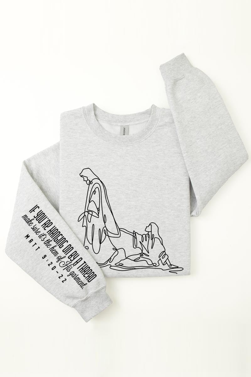 UL180-E3075FS If Youu2019re Hanging On Graphic Sweatshirt $22