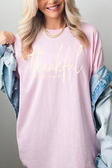 5000P-E3170 Thankful Graphic Plus Heavy Cotton Tee $12.75