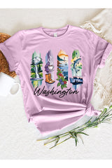 US3001P-E3061WA Washington State Brushstroke Graphic Plus Tee $16