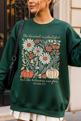 UL180P-E3173 Faith Harvest Graphic Plus Sweatshirt $25