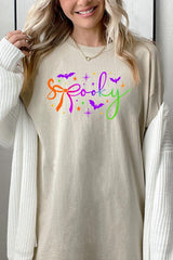 5000P-E3109 Spooky Halloween Graphic Plus Heavy Cotton Tee $12.75