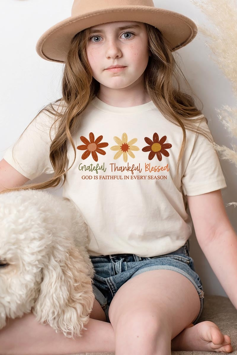 US3001Y-E3165Z Boho Fall Christian Kids Graphic Tee $11