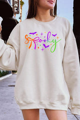 UL180P-E3109 Spooky Halloween Graphic Plus Sweatshirt $25