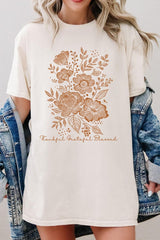 5000-E3155 Neutral Thanksgiving Graphic Heavy Cotton Tee $9