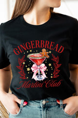 US3001-E3216 Gingerbread Martini Club Graphic Tee $12.5