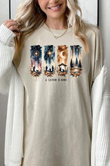 5000-E3204 Savior Is Born Nativity Graphic Heavy Cotton Tee $9