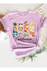 US3001-E3061CA California State Brushstroke Graphic Tee $12.5
