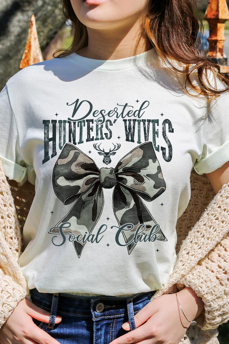 US3001P-E3193 Huntersu2019 Wives Social Club Graphic Plus Tee $16