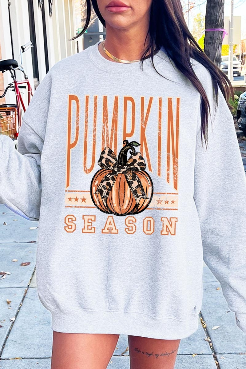 UL180P-E3145 Pumpkin Season Graphic Plus Sweatshirt $25