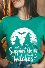 US3001-E3161 Local Witches Halloween Graphic Tee $12.5
