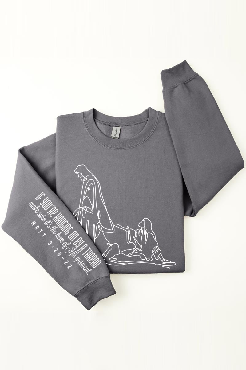 UL180P-E3075FS If Youu2019re Hanging On Graphic Plus Sweatshirt $27