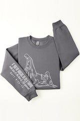 UL180-E3075FS If Youu2019re Hanging On Graphic Sweatshirt $22