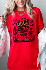 5000-E3108 Skellie Motel Halloween Graphic Heavy Cotton Tee $9