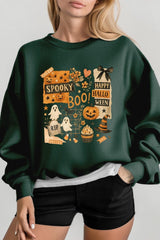 UL180-E3084 Halloween collage Graphic Sweatshirt $20