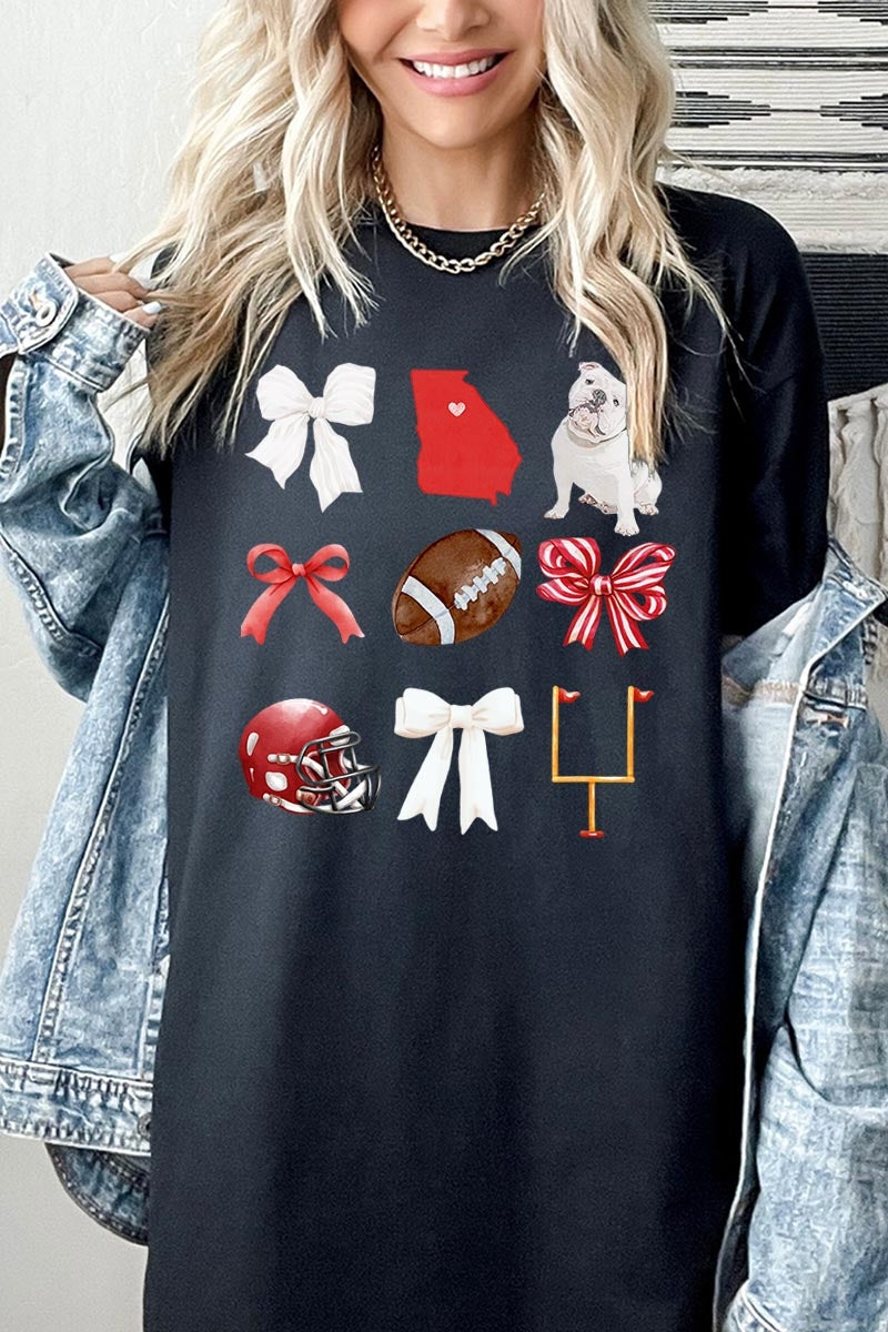 5000P-E3080 Georgia Football Graphic Plus Heavy Cotton Tee $12.75