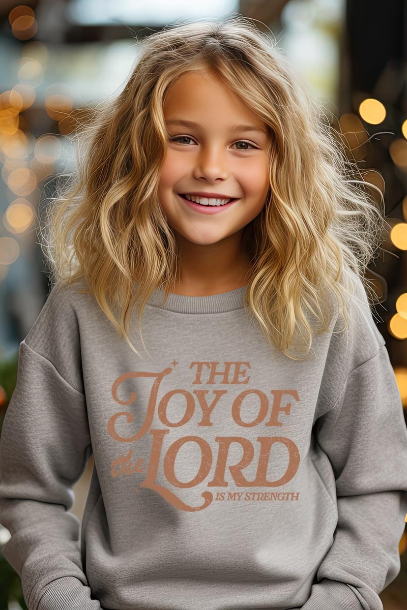 UL180B-E3179Z Joy of the Lord Kids Graphic Sweatshirt $20