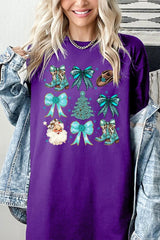 5000P-E3180 Western Christmas Graphic Plus Heavy Cotton Tee $12.75