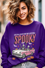 UL180P-E3142 Spooky Skeleton Graphic Plus Sweatshirt $25