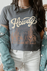 US3001-E3095 Howdy Desert Western Graphic Tee $12.5