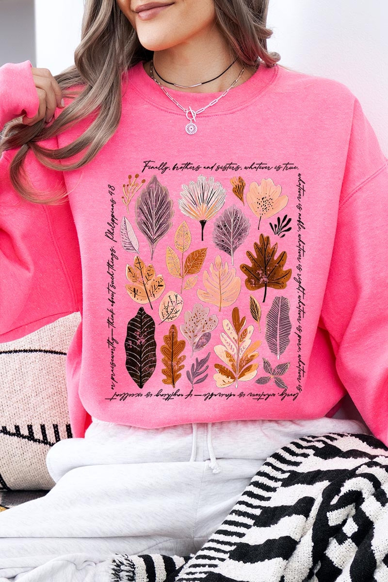 UL180P-E3147 Christian Fall Graphic Plus Sweatshirt $25