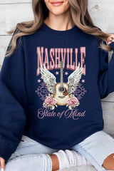 UL180-E3157 Nashville Rose Graphic Sweatshirt $20