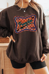 UL180P-E3144 Itu2019s pumpkin time Graphic Plus Sweatshirt $25