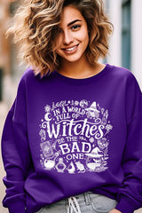 UL180-E3139 In a World of Witches Graphic Sweatshirt $20