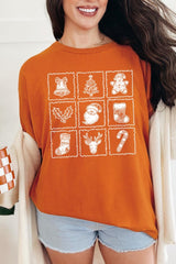 5000-E3215 Christmas Icons Graphic Heavy Cotton Tee $9