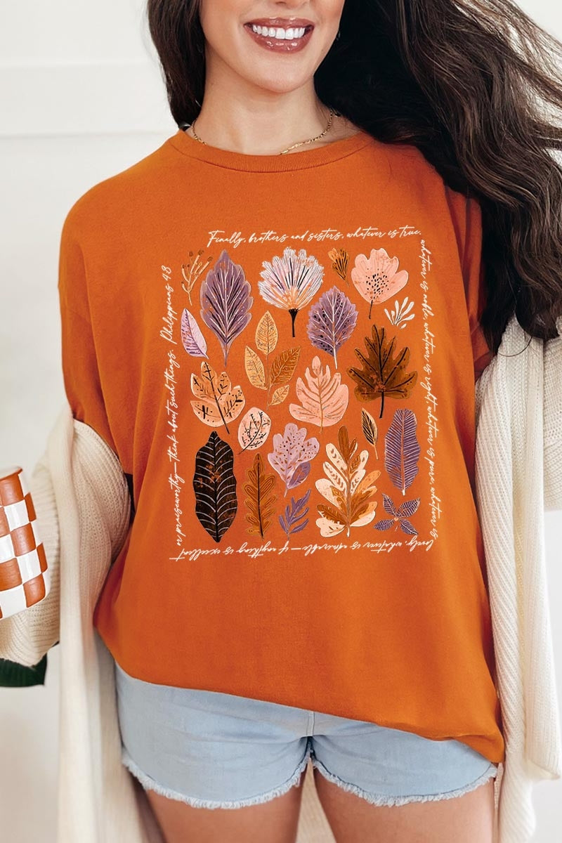 5000-E3147 Christian Fall Graphic Heavy Cotton Tee $9