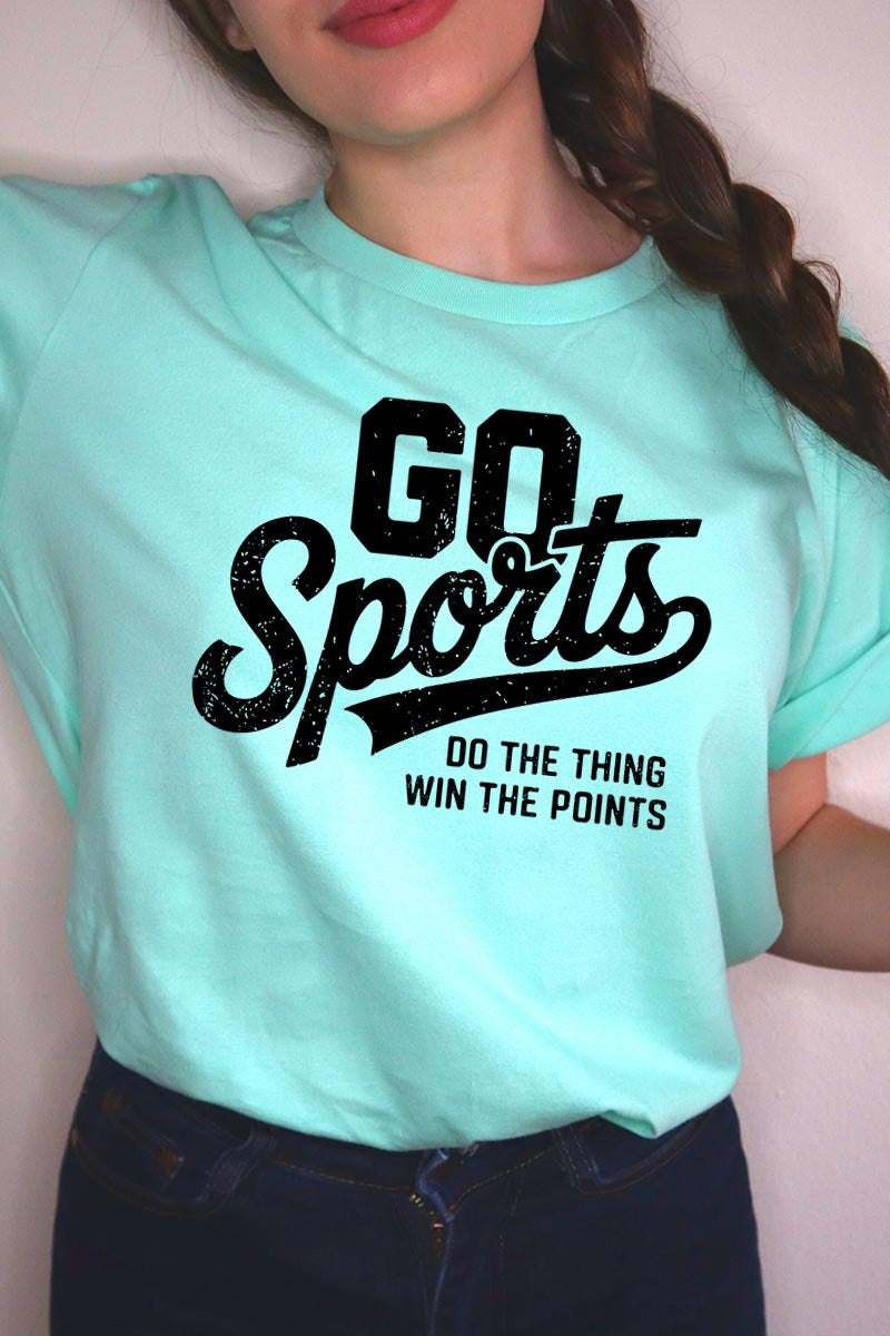US3001P-E3103 Go Sports Graphic Plus Tee $16