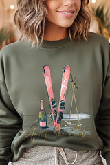 UL180P-E3187 Apres Ski Club Graphic Plus Sweatshirt $25