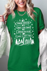 5000-E3189 Ski Lodge Signs Graphic Heavy Cotton Tee $9