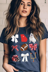 US3001P-E3080 Georgia Football Graphic Plus Tee $16
