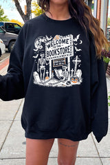 UL180-E3122 Bookstore Halloween Graphic Sweatshirt $20