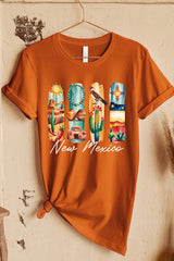 US3001-E3061NM New Mexico State Brushstroke Graphic Tee $12.5