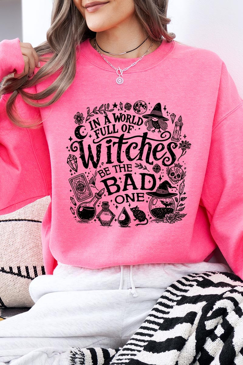 UL180-E3139 In a World of Witches Graphic Sweatshirt $20