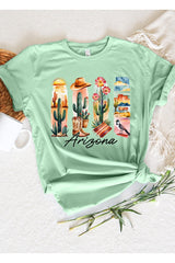 US3001-E3061AZ Arizona State Brushstroke Graphic Tee $12.5