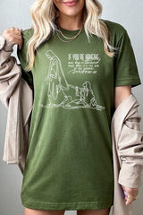 US3001P-E3075 If Youu2019re Hanging On Line Art Graphic Plus Tee $16