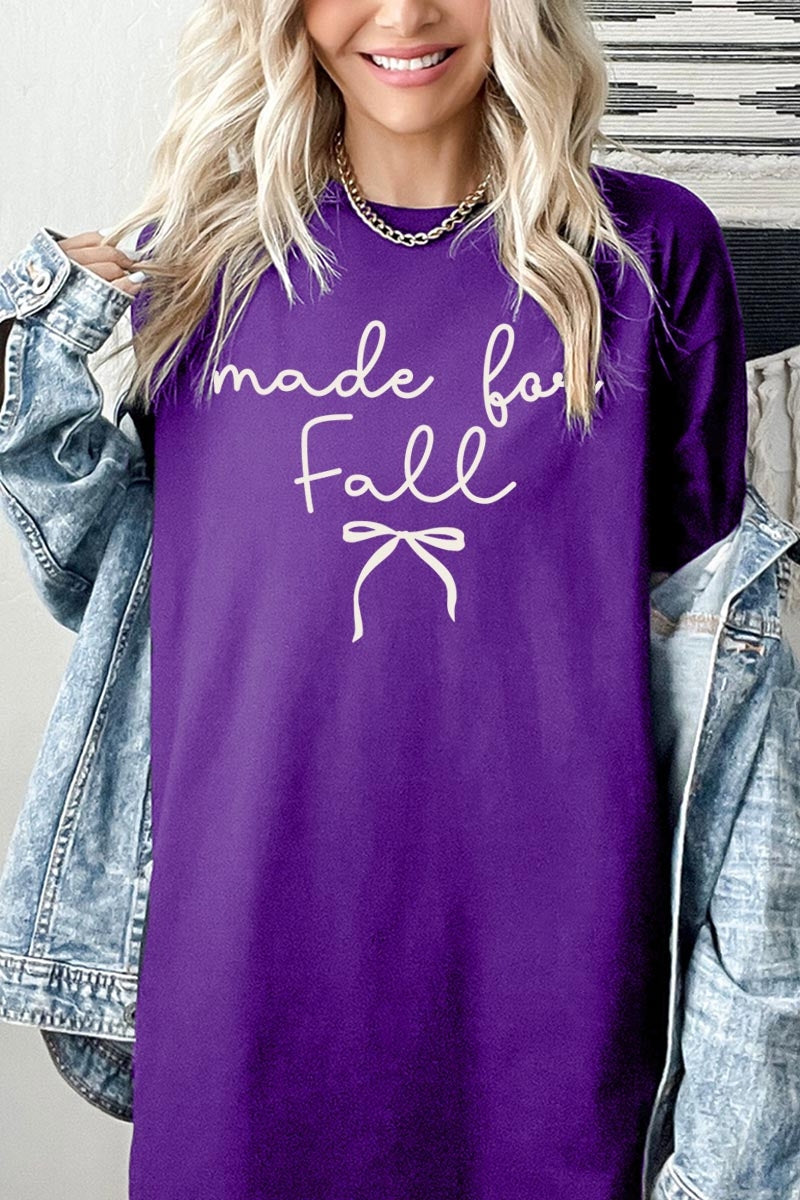 5000P-E3151 Made For Fall Graphic Plus Heavy Cotton Tee $12.75