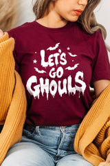 US3001-E3159 Letu2019s Go Ghouls Graphic Tee $12.5