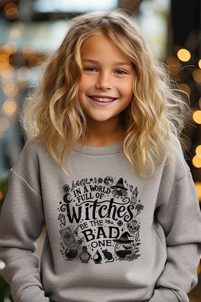 UL180B-E3139Z In a World of Witches Kids Graphic Sweatshirt $20