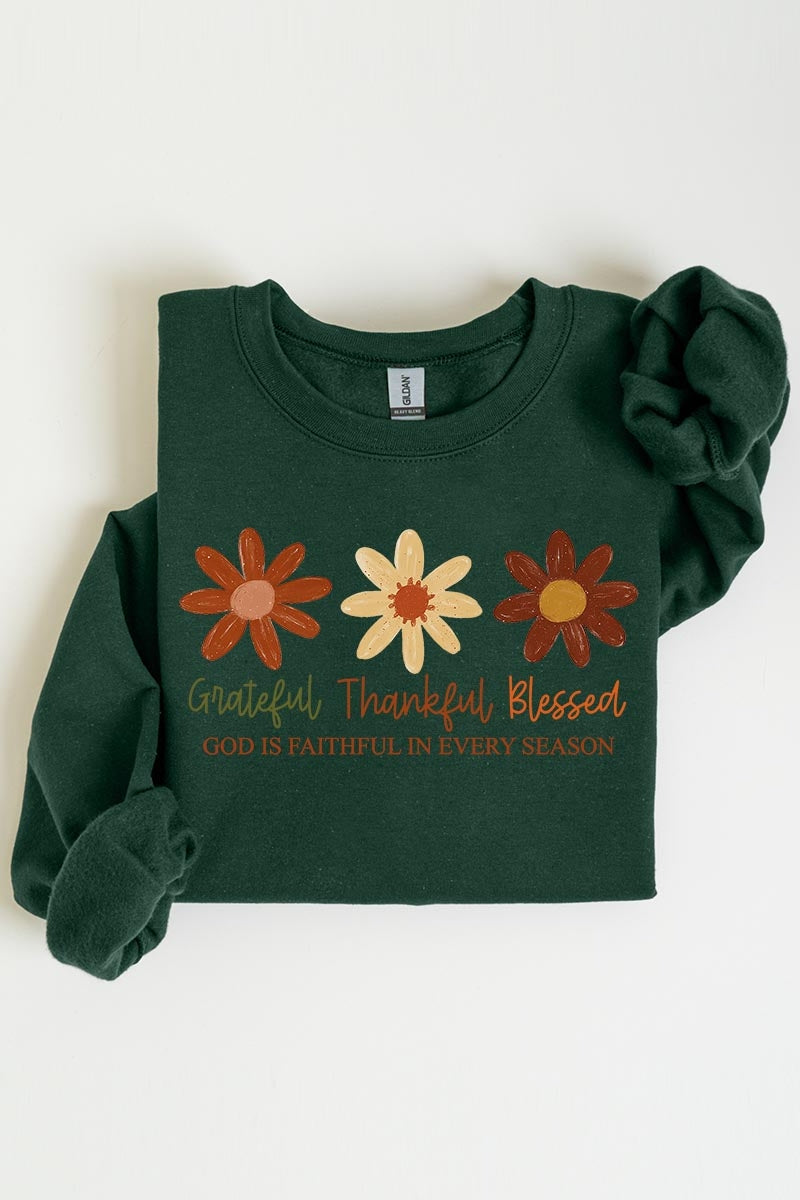 UL180-E3165 Boho Fall Christian Graphic Sweatshirt $20