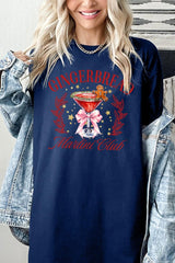 5000-E3216 Gingerbread Martini Club Graphic Heavy Cotton Tee $9