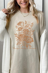5000P-E3155 Neutral Thanksgiving Graphic Plus Heavy Cotton Tee $12.75